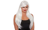 Dreamgirl Layered Long Womens Wig White - - Wigs and Gloves